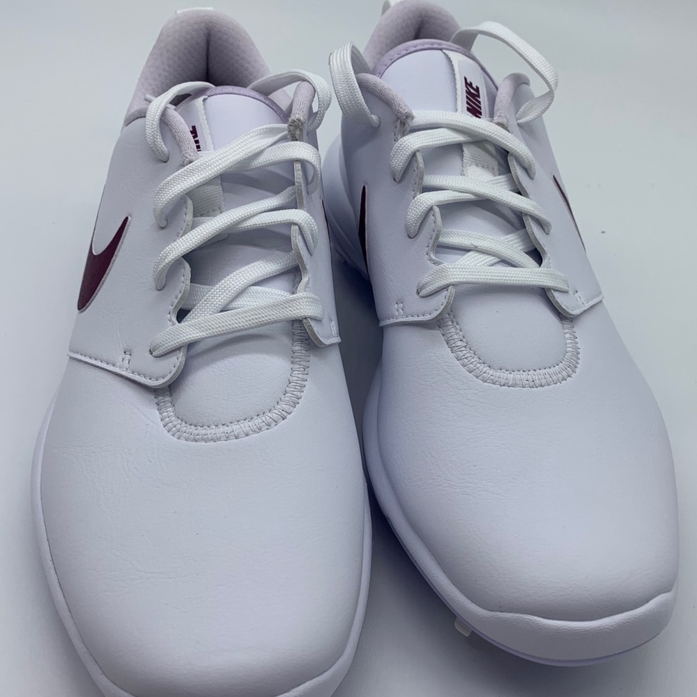 Women's Nike Roshe G Tour Golf Cleats Shoes Maroon - Picture 5 of 7